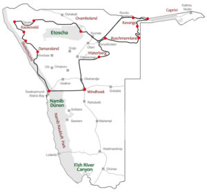 Wilde Tour für Abenteurer Map